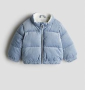 Nowa sztruksowa kurtka dziecięca z polarem H&M 98