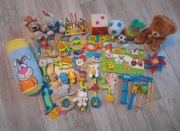 Zestaw zabawek grzechotek króliczek