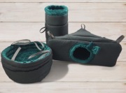 Zestaw z mocnej tkaniny dla gryzoni szczurów koszatniczek szynszyli 