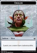 Mtg top Emblem Nissa War of Spark