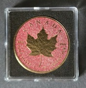 Rubiny Liść Klonu srebrna moneta 2024