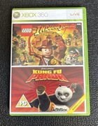 LEGO INDIANA JONES + KUNG FU PANDA XBOX 360 KOMPLET