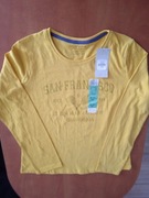 Super bluzeczka marki Primark żółta długi rękaw roz 146 / 10-11 lat