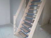 Schody młynarskie na strych (świerk skandynawski)