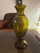 Skandynawski wazon artystyczny ręcznie dmuchane szkło lata 60-70