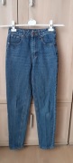 Klasyczne damskie jeansy typu mom fit 34