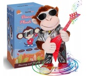 SWTOIPIG INTERAKTYWNA MAŁPKA PLUSZOWA ŚPIEWA TAŃCZY GRA NA GITARZE