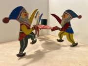 Tańcujące krasnale stojak na choinkę lata 60