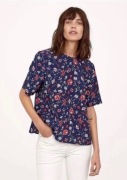 H&M Premium __Jedwabna bluzka w kwiaty__34 100% jedwab morwowy
