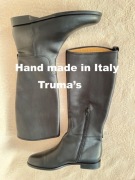 Truman's skórzane oficerki damskie Hand made in Italy