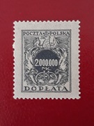 D 63 ** "dopłata" 1923r.