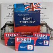 Angielski 2x Kompendium Bankowość 3 kpl. Fiszki