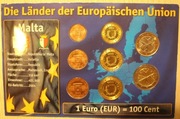 MALTA 2008 - SET 8 MONET OD 1 EURO CENT DO 2 EURO, SET BANKOWY, MENNICZY