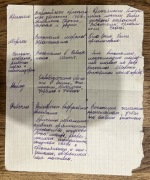 Rękopis kresy ZSRR język rosyjski szkoła