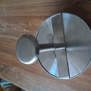 nowa prasa do hamburgerów średnica 13,8 cm wysokość 14 cm