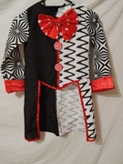 stroj harley quinn arlekin blazen pierrot 7-8 lat