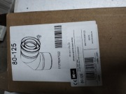 Kolano podwójne 80/125/90