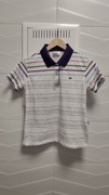 Polo Lacoste r. 40 / L białe paski