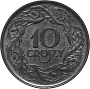 Generalne Gubernatorstwo 10 groszy 1923 STAN 1/-1