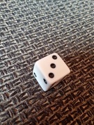 Mleczna kostka do gry vintage (ok. 1950r.–1960r.)