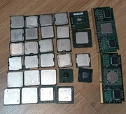 Złom procesory różne 30 sztuk 