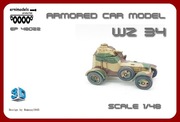Model z druku 3D Polski samochód pancerny WZ 34  1/48