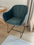 Krzesło Fotel RITZ III nowe tkanina materiał typu velvet 4 sztuki