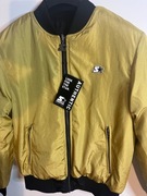 Bejsbolówka STARTER dwustronna czarna i złota