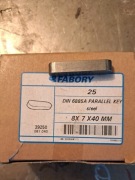 fabory 39250 wpusty pryzmatyczne 8x7x40mm 25szt