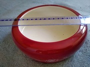 Miska ceramiczna czerwona, dla zwierząt - 700 ml