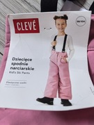 Spodnie dziewczęce narciarskie 98-104