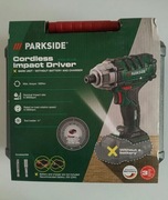NOWA zakrętarka wkrętarka udarowa 20 V, Parkside PDSSA 20-Li B2
