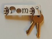 Brelok do kluczy z napisem dom 