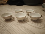 5 filiżanek porcelanowych z fabryki Chodzież
