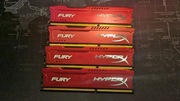 Pamięć RAM DDR3 - 32 GB (4x 8) - 1600 MHz (PC3-12800) - HyperX Fury