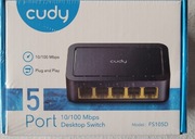 Switch CUDY FS105D posiada 5 portów 10/100 Mbps