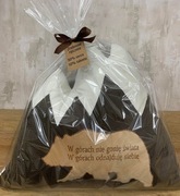 Poduszka dekoracyjna w kształcie gór Tatry z dowolnym napisem