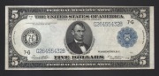 USA  -  5  DOLARÓW  1914