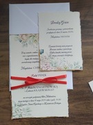 Zaproszenia ślubne, na ślub złoto Garden