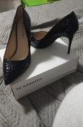 Buty szpilki czarne lakierowane