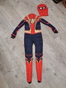 Kostium Spider-Man - czerwony/ granat/ złoty - rozm 140/146 (150)