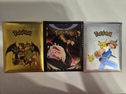 Karty pokemon czarne, złote, srebrne saszetka.