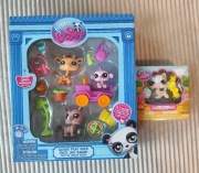 LPS zestaw G7 #54 #53 #55 #437 kot żyrafa nosorożec małpka spring styles,