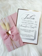 Eleganckie zaproszenia na komunię PREMIUM w 4 kolorach