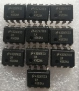 Układ scalony wzmacniacz operacyjny audio DIP8 LM4562NA LM4562
