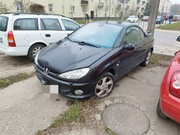Peugeot 206 CC Cabrio, zarej.z klimą,sprzęgło do naprawy.Bogato wyposażony 