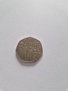 Moneta Wielka Brytania 2018 50 pence 1918 Peoples Act