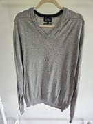 Męski sweter Blue Harbour | 100% wełna extrafine lambswool | Rozmiar L