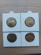 Australia zestaw 1 dolar 2017 sta I; 4 monety; possum magic