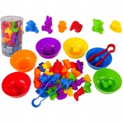 Nauka kolorów liczenia i chwytu